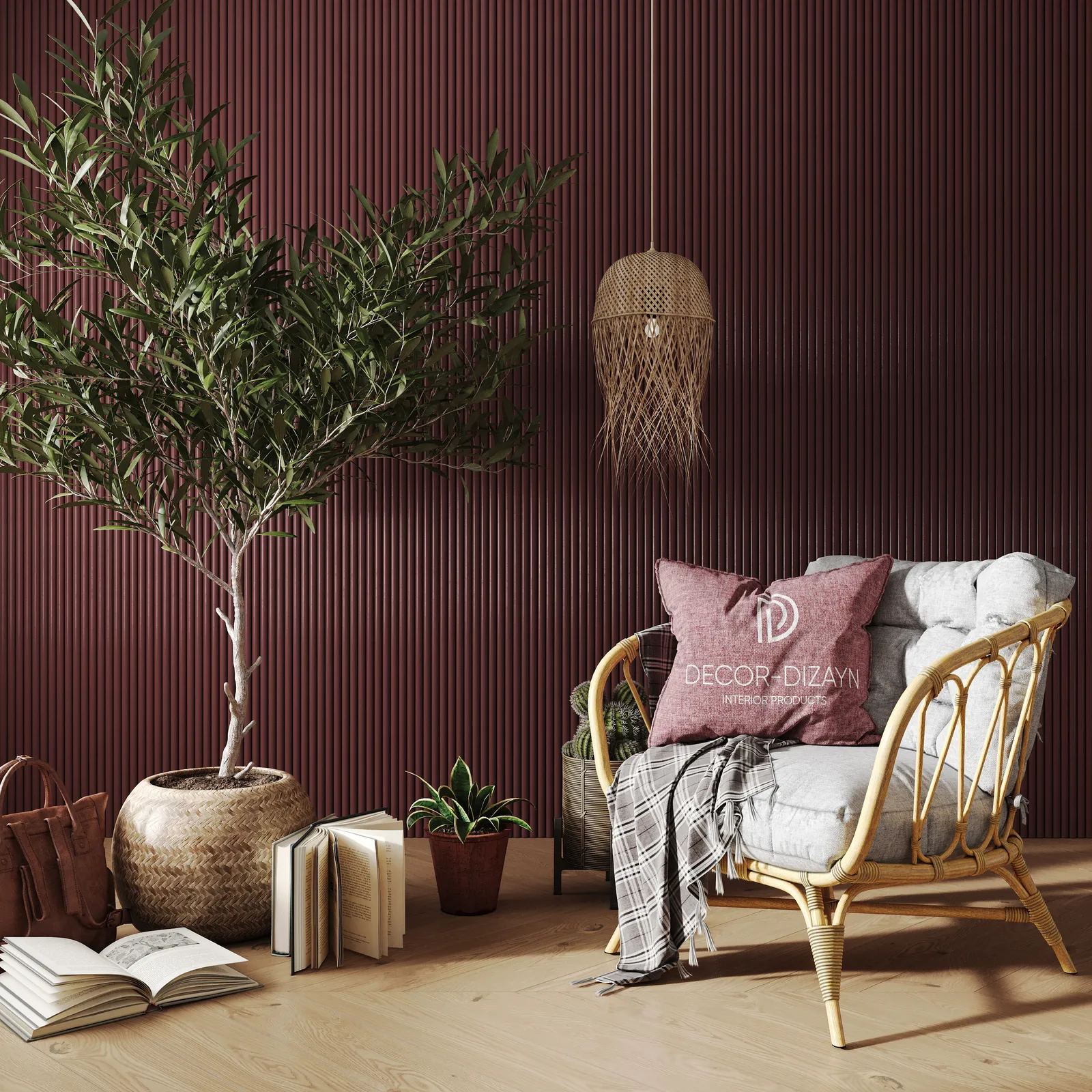 Стеновая панель из полистирола под покраску Decor-Dizayn Грани DD910 2000×240×13 фото в интерьере