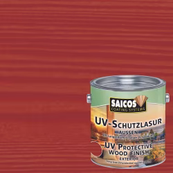 Лазурь для дерева Saicos UV-Schutzlasur Aussen цвет 1138 Махагони 0,125 л