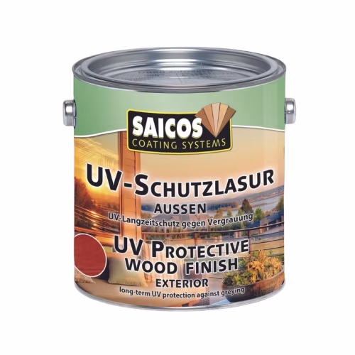 Лазурь для дерева Saicos UV-Schutzlasur Aussen цвет 1138 Махагони 0,125 л