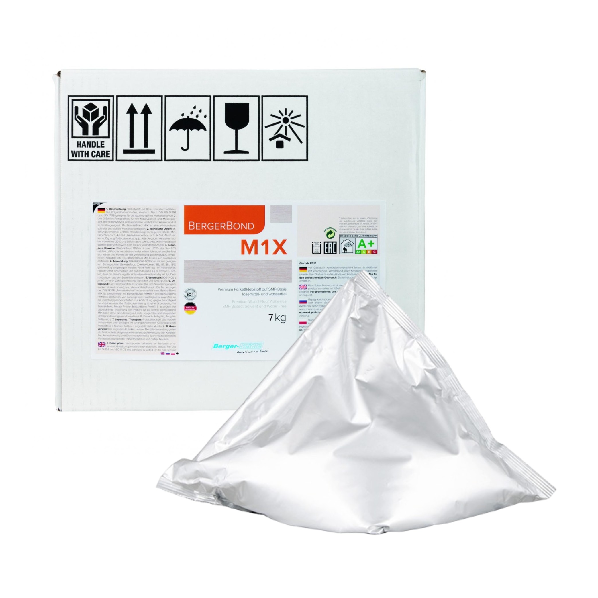 Клей для паркета Berger-Seidle Bond M1X полиуретановый 7 кг