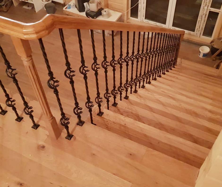 Масло бесцветное с твердым воском для пола Biofa 9032 шелковисто-матовое 1 л фото в интерьере