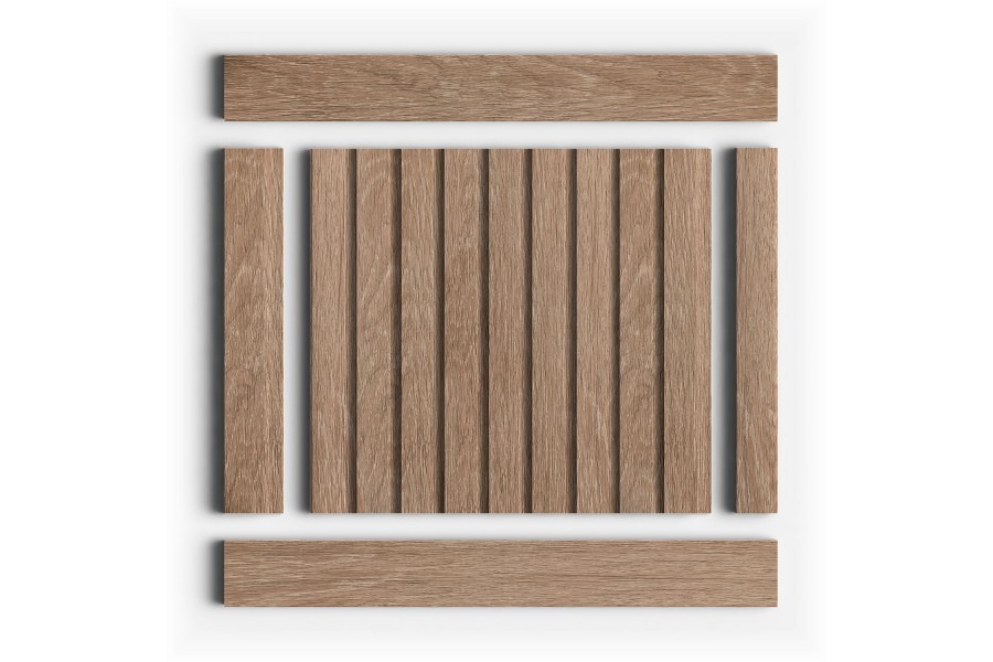 Стеновая панель из полистирола Hiwood LV124 BR416 2700×120×12