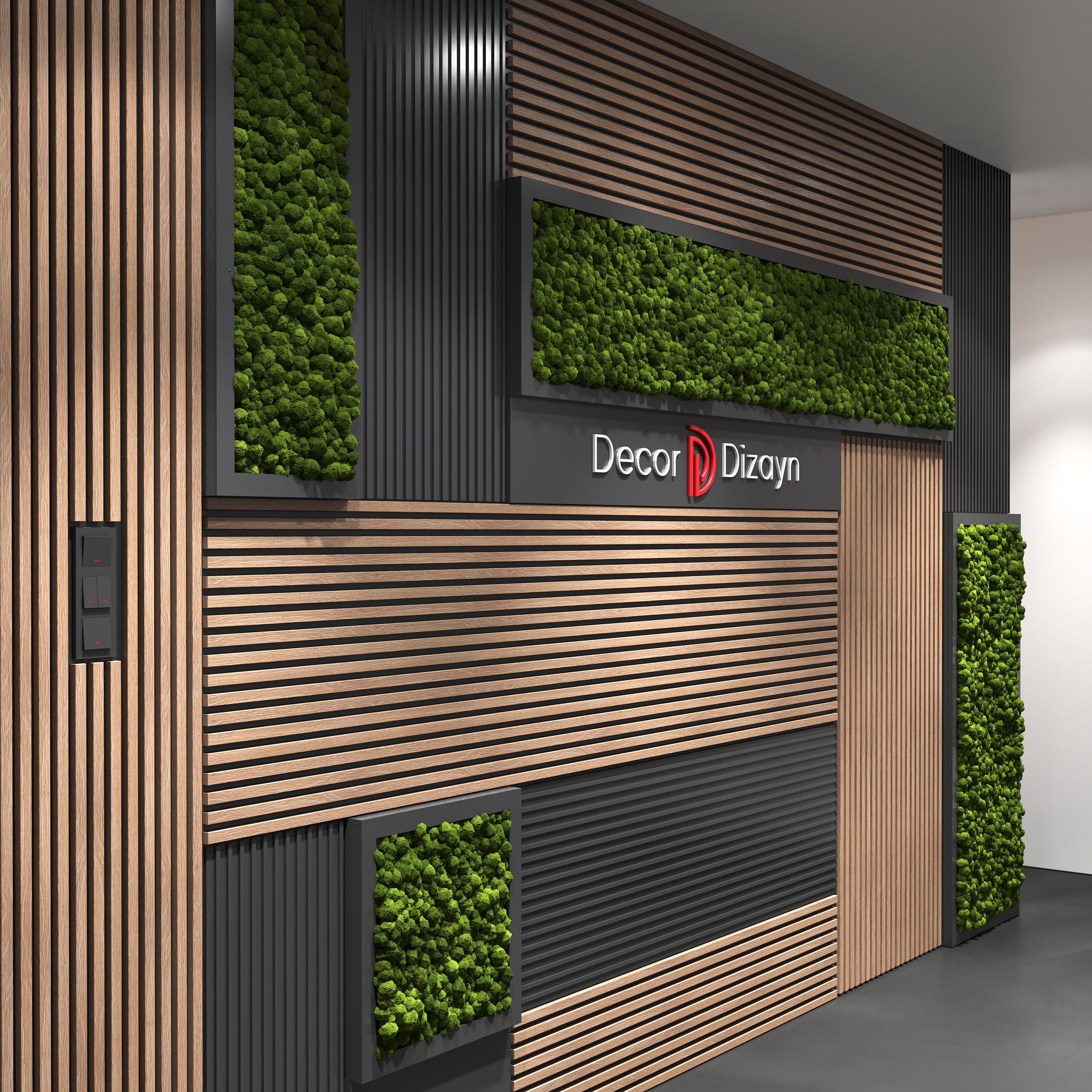 Рейка декоративная Decor-Dizayn 611-90SH 3000×30×20 фото в интерьере