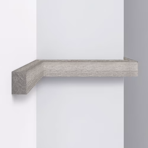 Рейка декоративная Decomaster Eco Line D048-77 Дуб капучино 2900×30×20