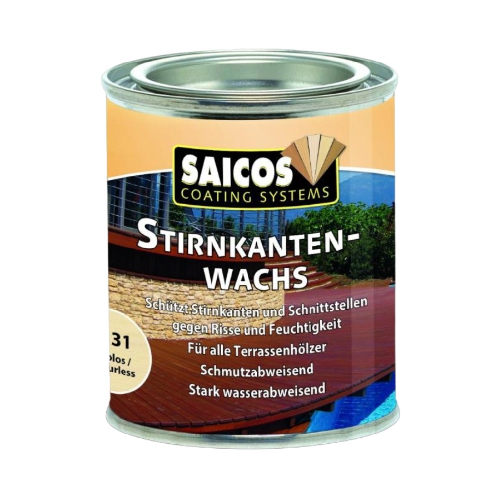 Воск для торцов Saicos Stirnkanten-Wachs 8131 Прозрачный 0,125 л