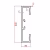 Плинтус алюминиевый Modern Decor C-40 черный матовый 2950×40×10