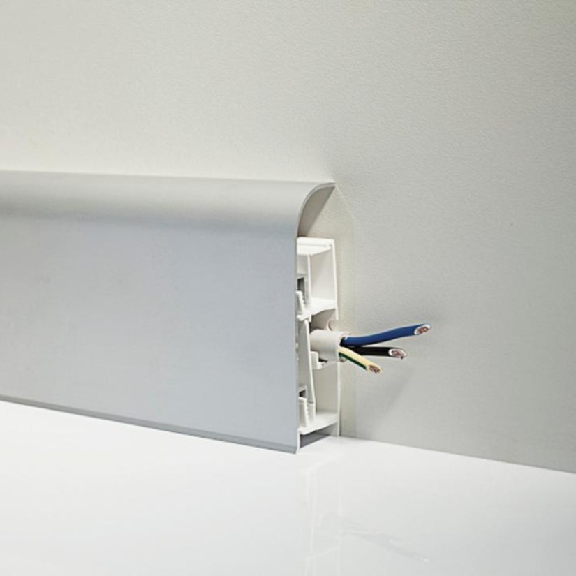 Крепление Profilpas с кабель-каналом для плинтуса 97/8CB 78290