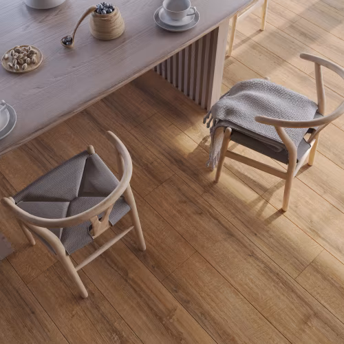 Ламинат Egger Pro Large 8/33 Aqua+ Дуб Шерман коньяк коричневый EPL184 1292×246×8