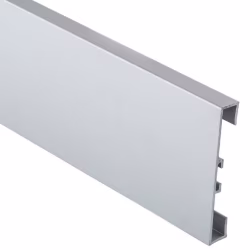Плинтус алюминиевый Modern Decor C-40 серебро матовое 2950×40×10