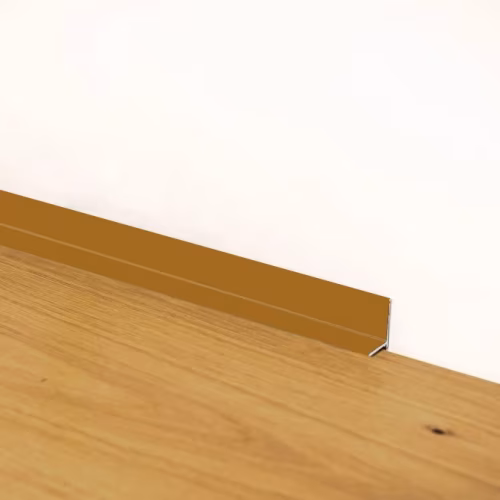 Микроплинтус алюминиевый Modern Decor золото 2000×10×18