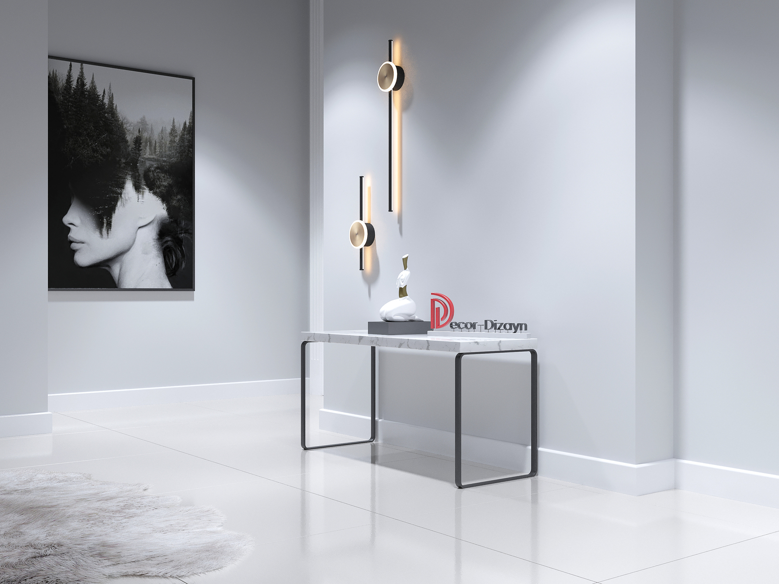 Плинтус  Decor-Dizayn 706-115 2400×80×13 фото в интерьере