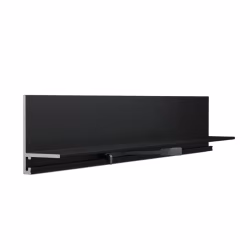 Микроплинтус алюминиевый Laconistiq MICRO L Черный 17-11-245 2450×25,8×16,2