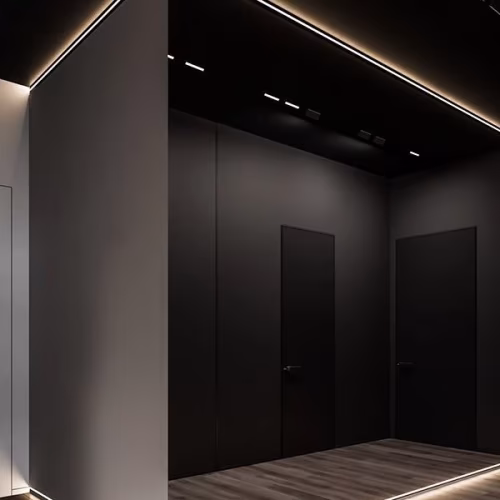 Профиль теневой алюминиевый Modern Decor анодированный серебро 2000×38,8×48,7
