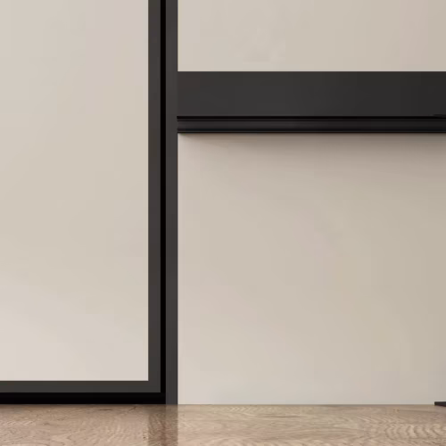 Микроплинтус алюминиевый Laconistiq MICRO L Max Черный RAL 9005 18-11-245 2450×35,8×16,2