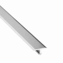Порожек алюминиевый Modern Decor Т-образный серебро матовое 3000×14×9,1