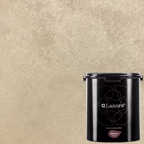 Краска декоративная Lanors Monro Silver цвет MS_002 3 кг