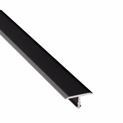 Порожек алюминиевый Modern Decor Т-образный черный матовый 3000×20×9,1