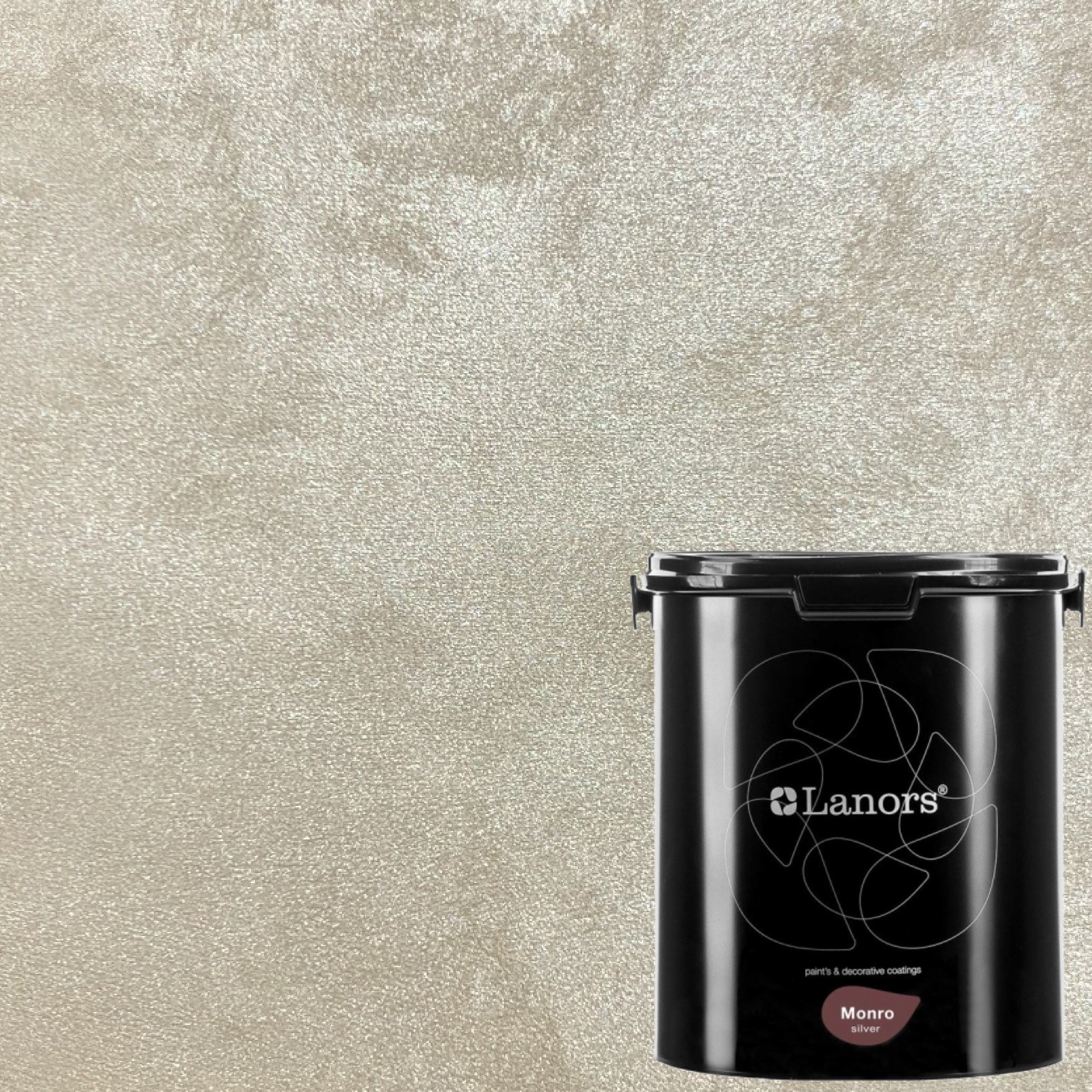 Краска декоративная Lanors Monro Silver MS_004 3 кг