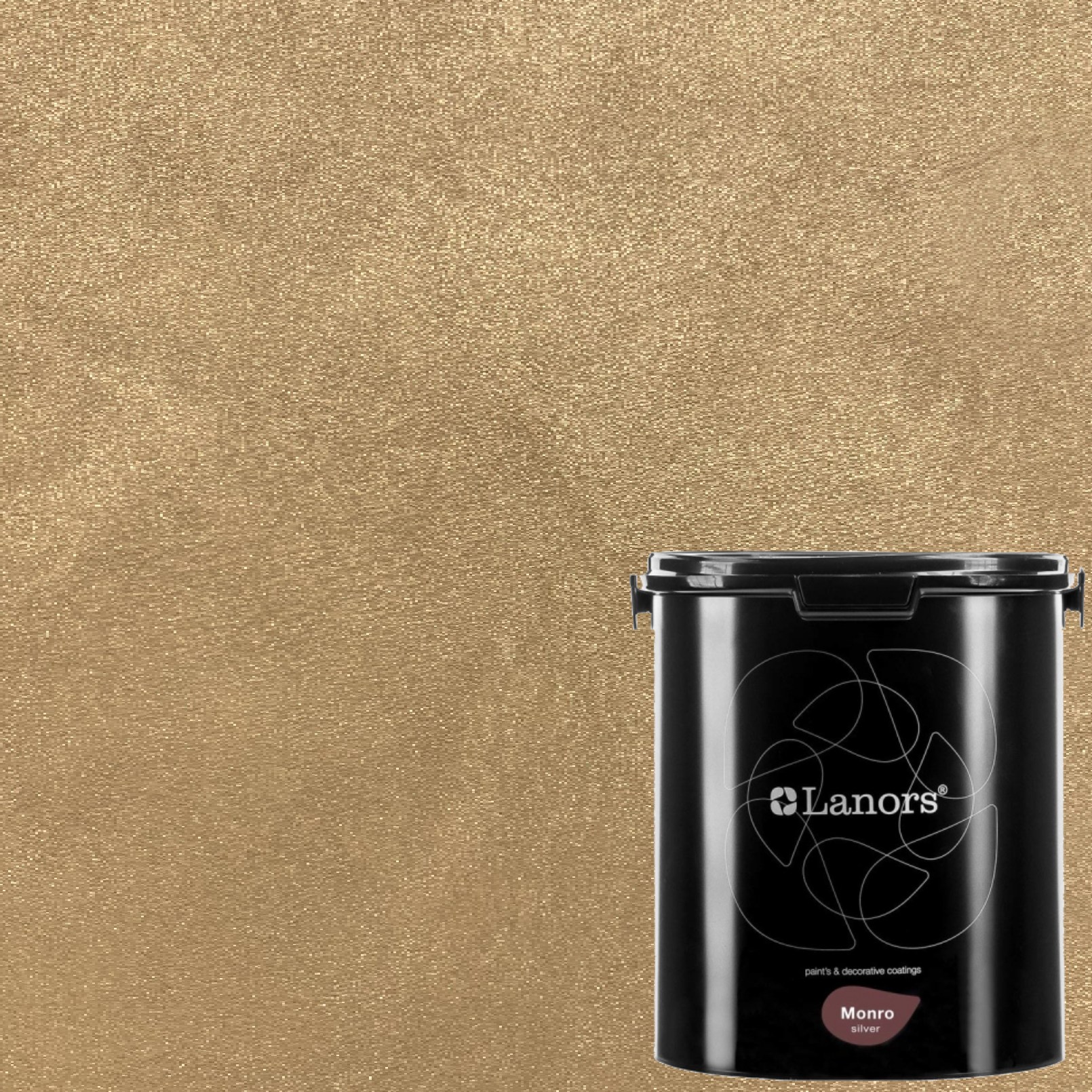 Краска декоративная Lanors Monro Silver MS_009 3 кг Краска декоративная Lanors Monro Silver MS_009 3 кг