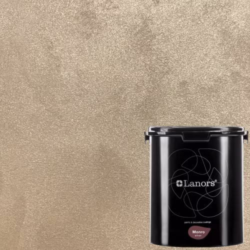 Краска декоративная Lanors Monro Silver цвет MS_010 3 кг