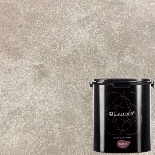 Краска декоративная Lanors Monro Silver цвет MS_011 3 кг