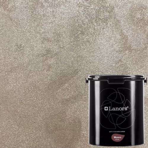 Краска декоративная Lanors Monro Silver цвет MS_016 3 кг