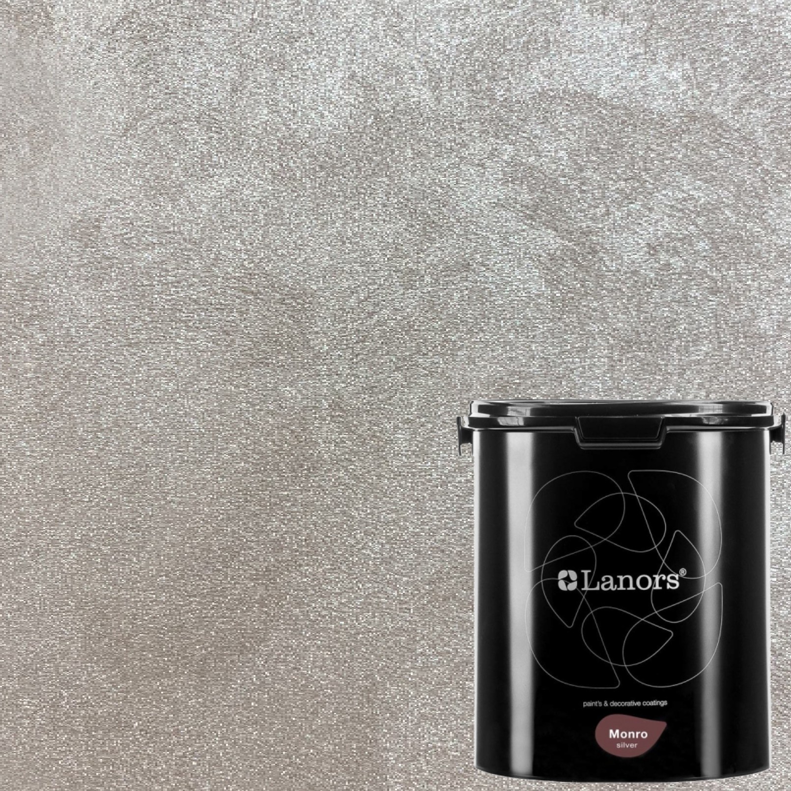 Краска декоративная Lanors Monro Silver MS_022 3 кг Краска декоративная Lanors Monro Silver MS_022 3 кг