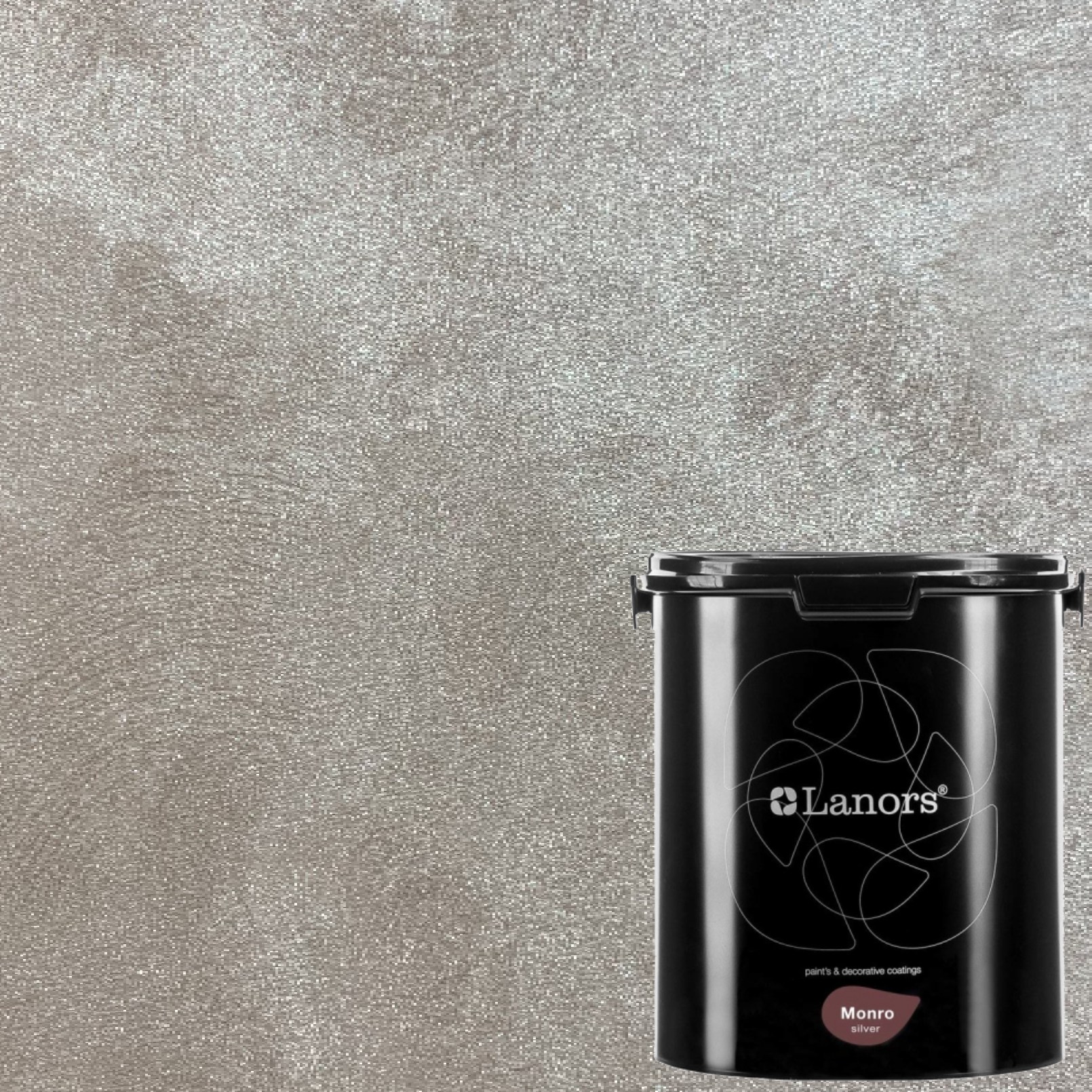 Краска декоративная Lanors Monro Silver MS_023 3 кг