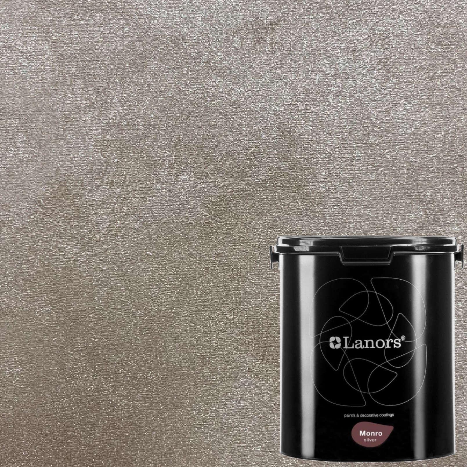 Краска декоративная Lanors Monro Silver MS_024 3 кг