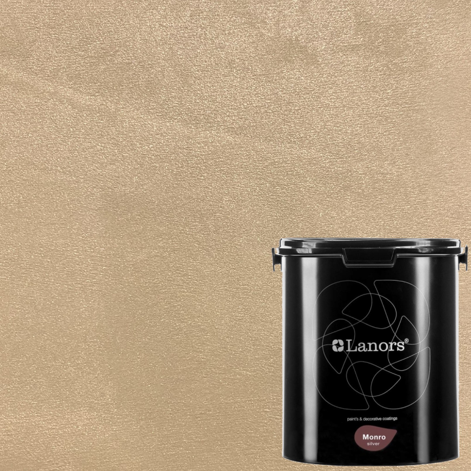 Краска декоративная Lanors Monro Silver MS_029 3 кг