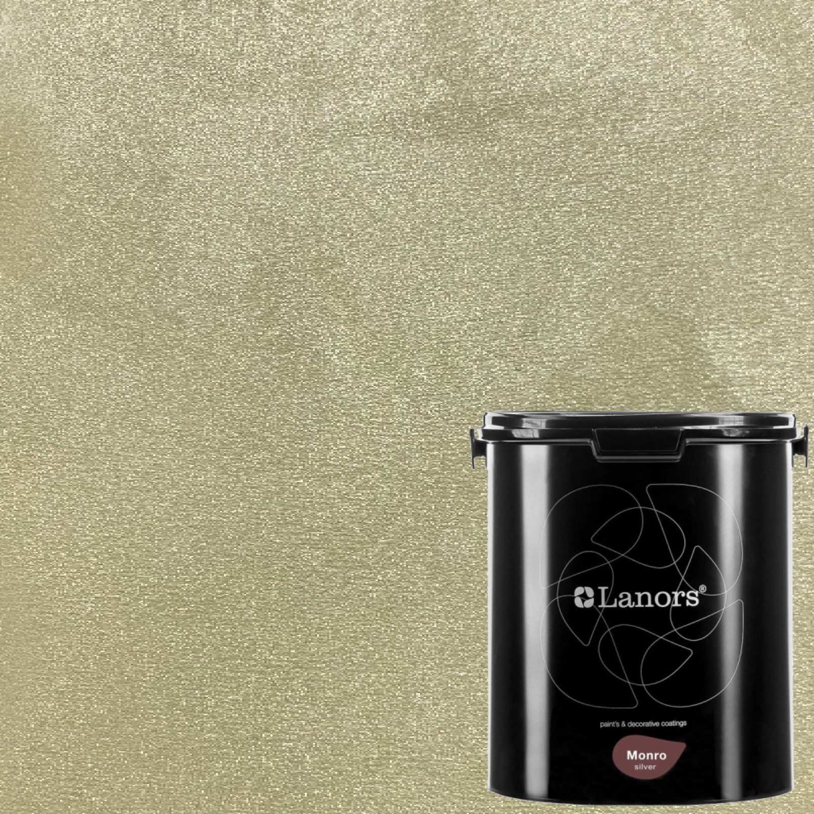 Краска декоративная Lanors Monro Silver MS_030 3 кг
