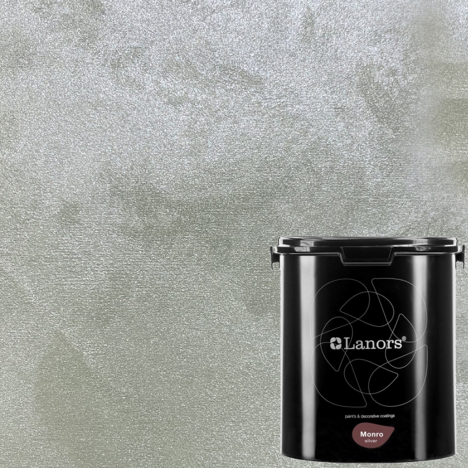 Краска декоративная Lanors Monro Silver MS_031 3 кг