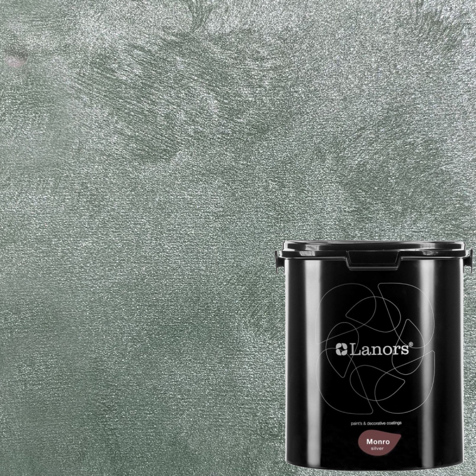 Краска декоративная Lanors Monro Silver MS_032 3 кг