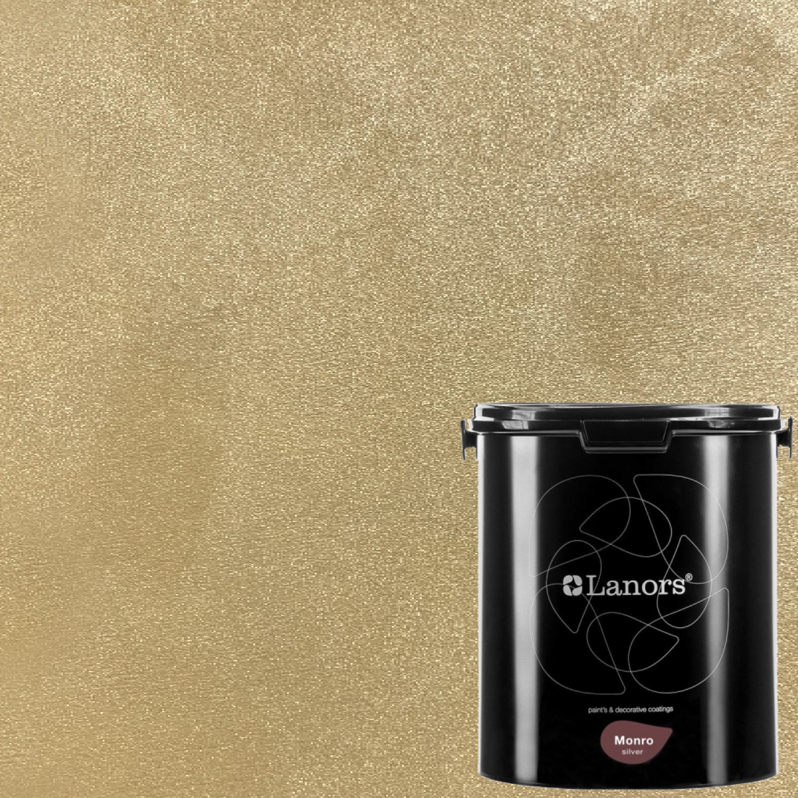 Краска декоративная Lanors Monro Silver MS_034 3 кг