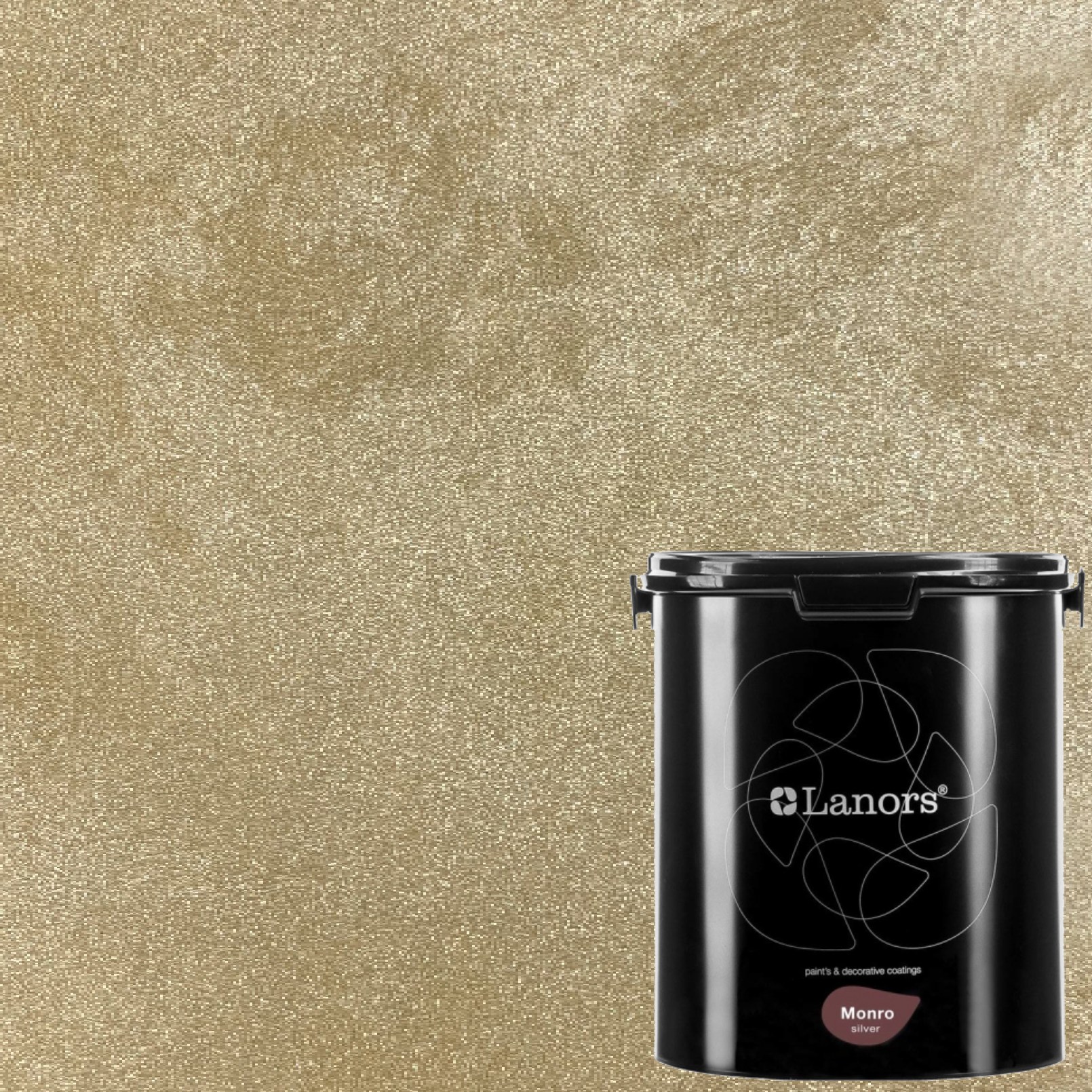 Краска декоративная Lanors Monro Silver MS_035 3 кг Краска декоративная Lanors Monro Silver MS_035 3 кг