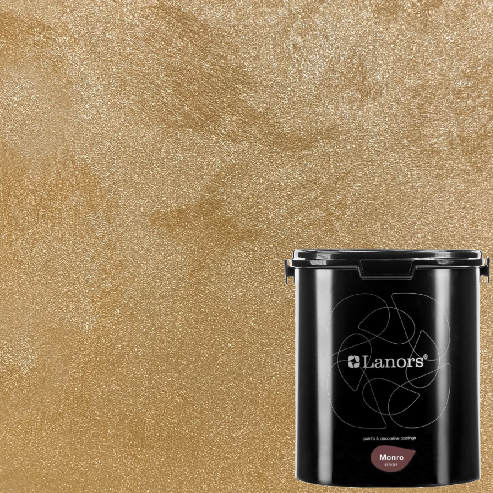 Краска декоративная Lanors Monro Silver MS_036 3 кг Краска декоративная Lanors Monro Silver MS_036 3 кг