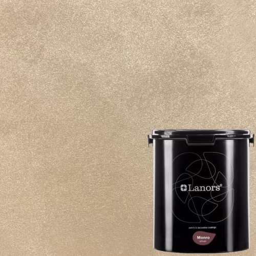 Краска декоративная Lanors Monro Silver цвет MS_037 3 кг
