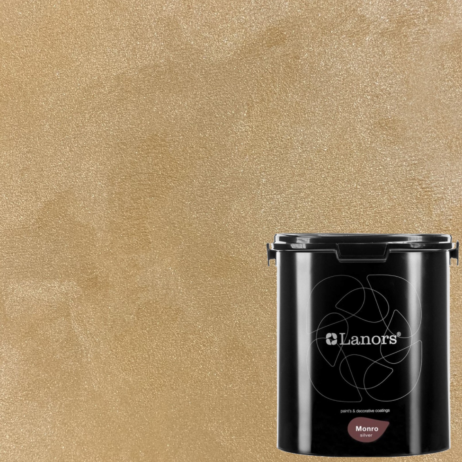 Краска декоративная Lanors Monro Silver MS_039 3 кг Краска декоративная Lanors Monro Silver MS_039 3 кг