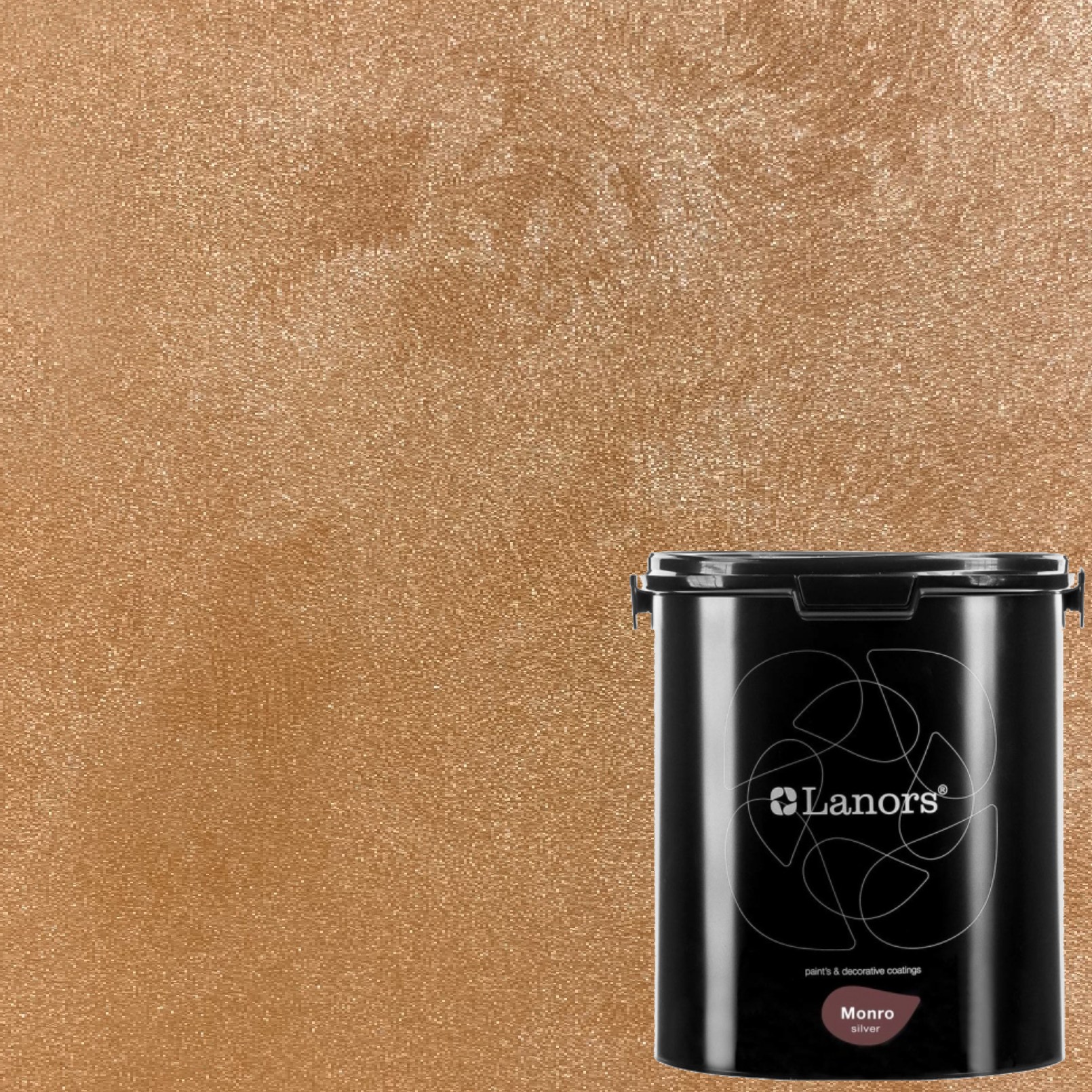 Краска декоративная Lanors Monro Silver MS_040 3 кг Краска декоративная Lanors Monro Silver MS_040 3 кг