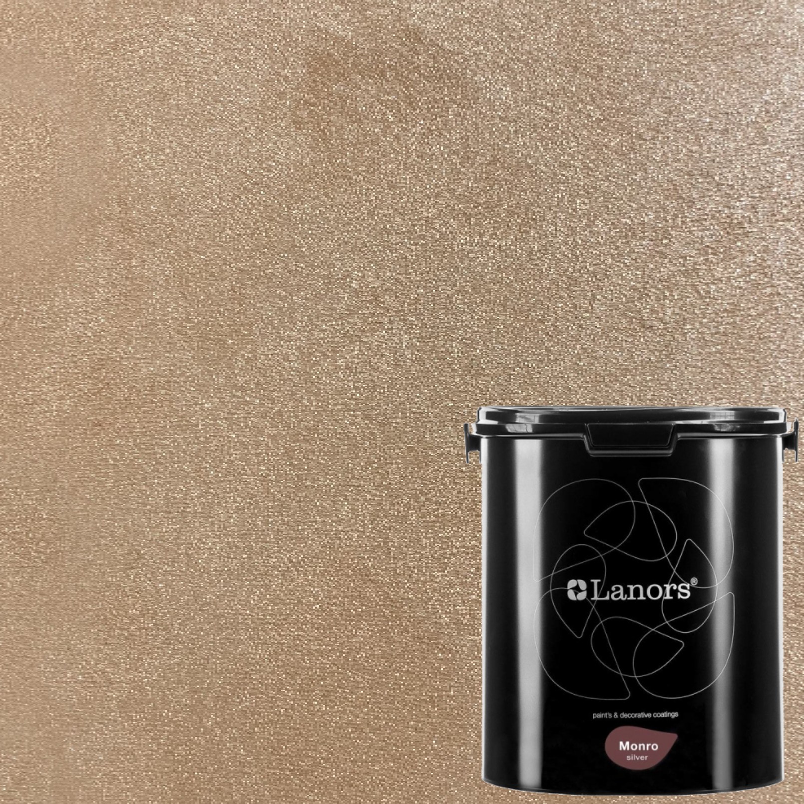 Краска декоративная Lanors Monro Silver MS_042 3 кг