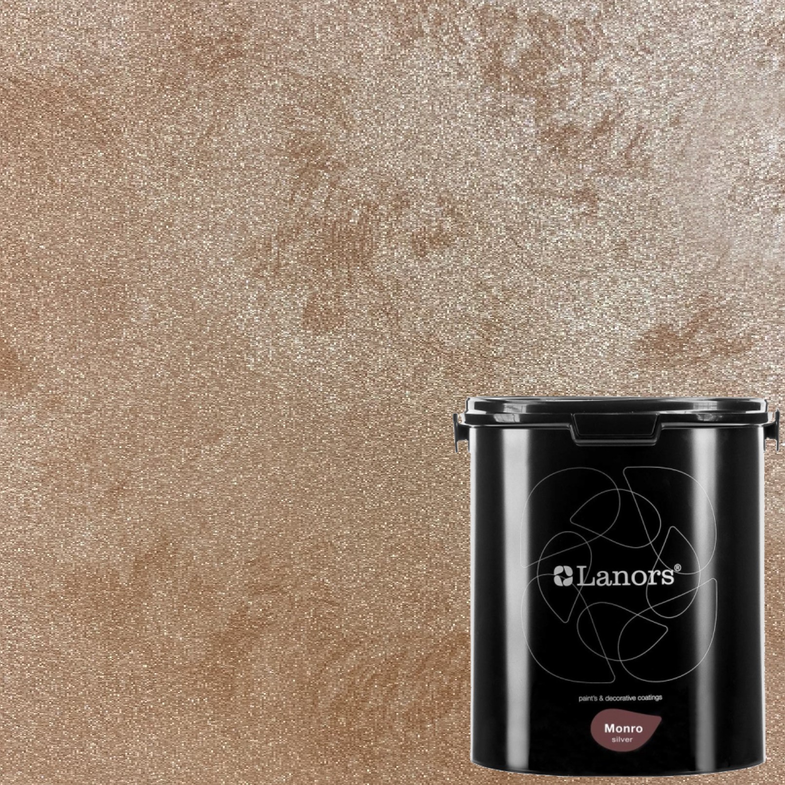 Краска декоративная Lanors Monro Silver MS_043 3 кг