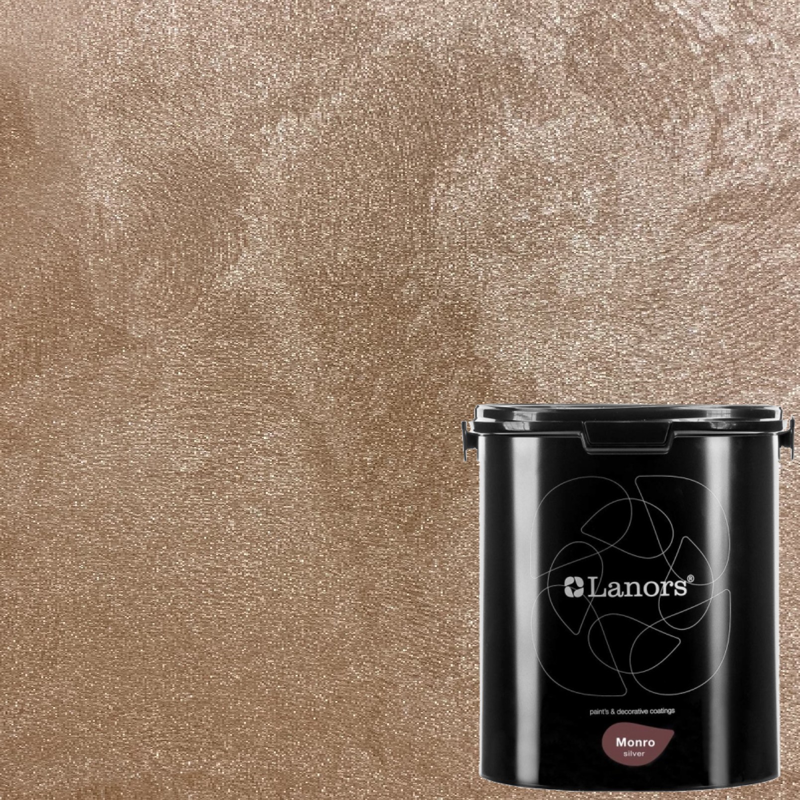 Краска декоративная Lanors Monro Silver MS_044 3 кг