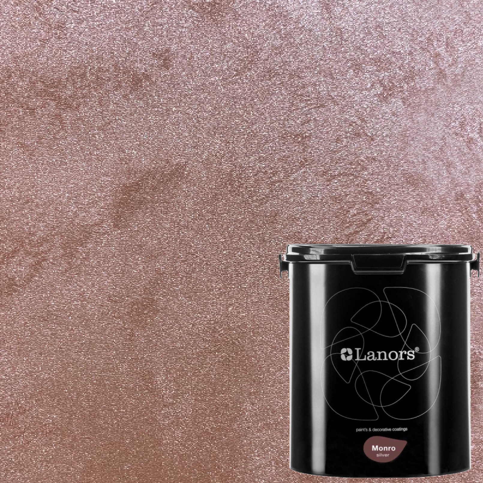 Краска декоративная Lanors Monro Silver MS_047 3 кг