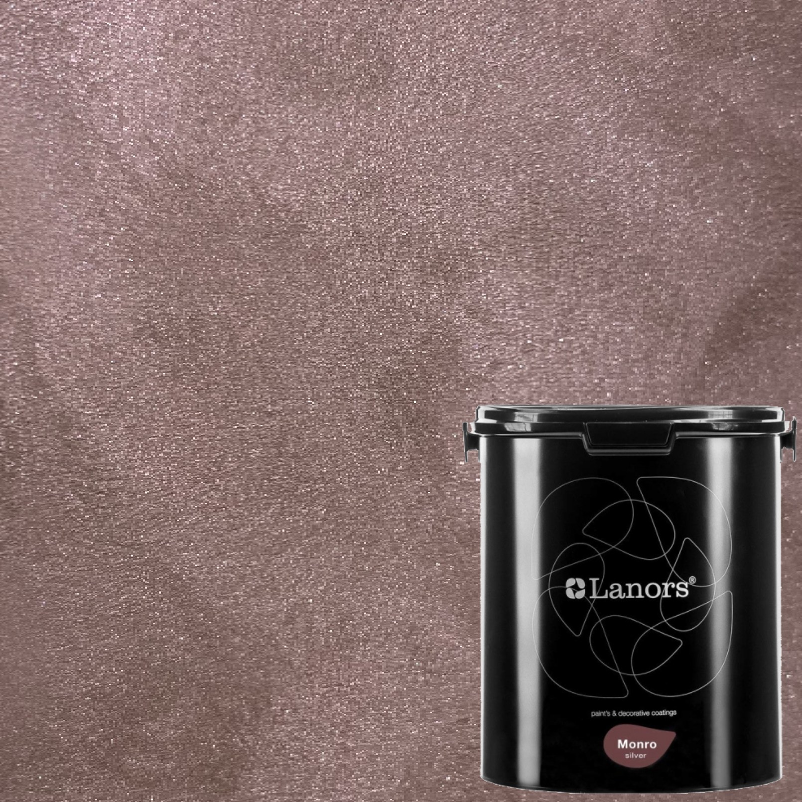 Краска декоративная Lanors Monro Silver MS_048 3 кг
