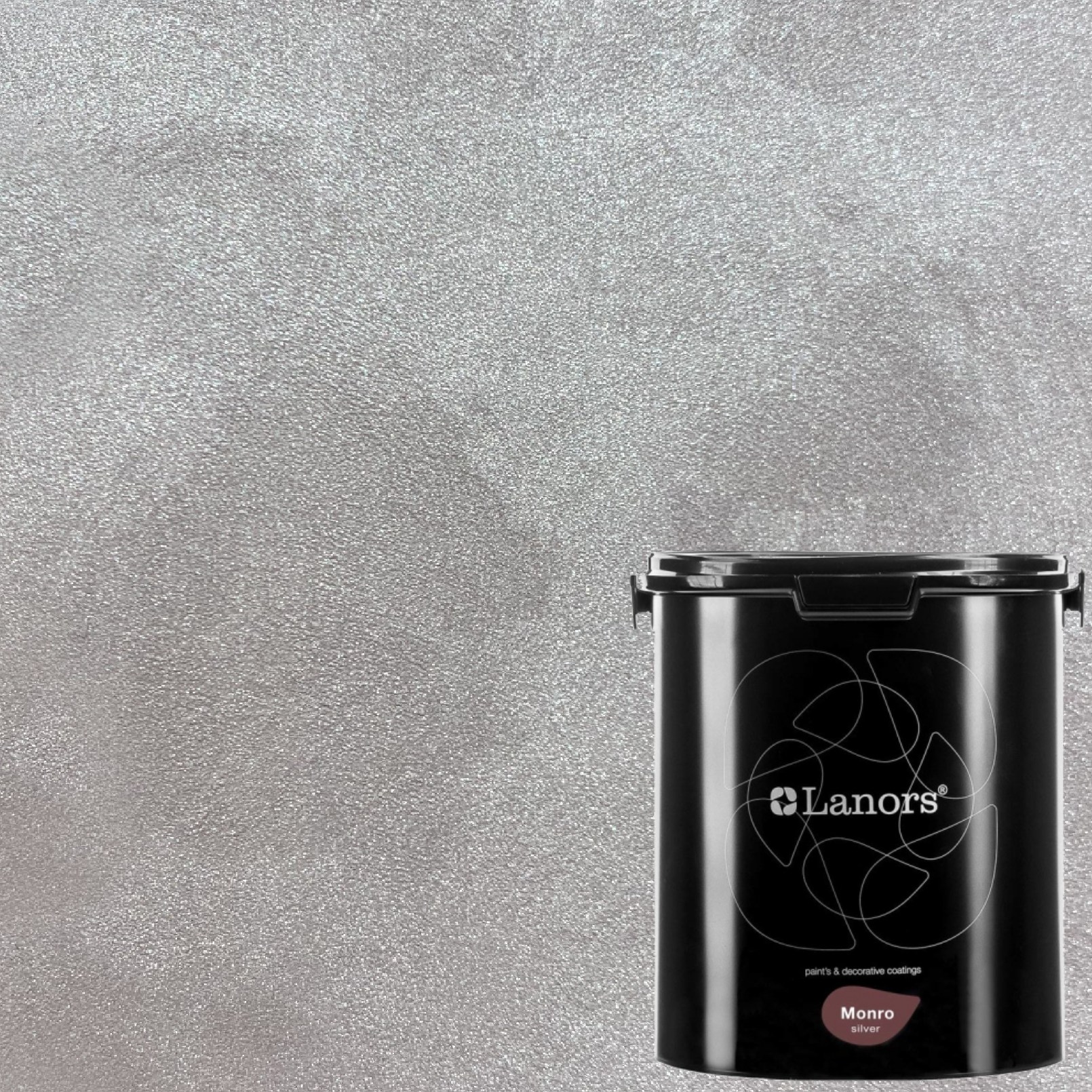 Краска декоративная Lanors Monro Silver MS_050 3 кг