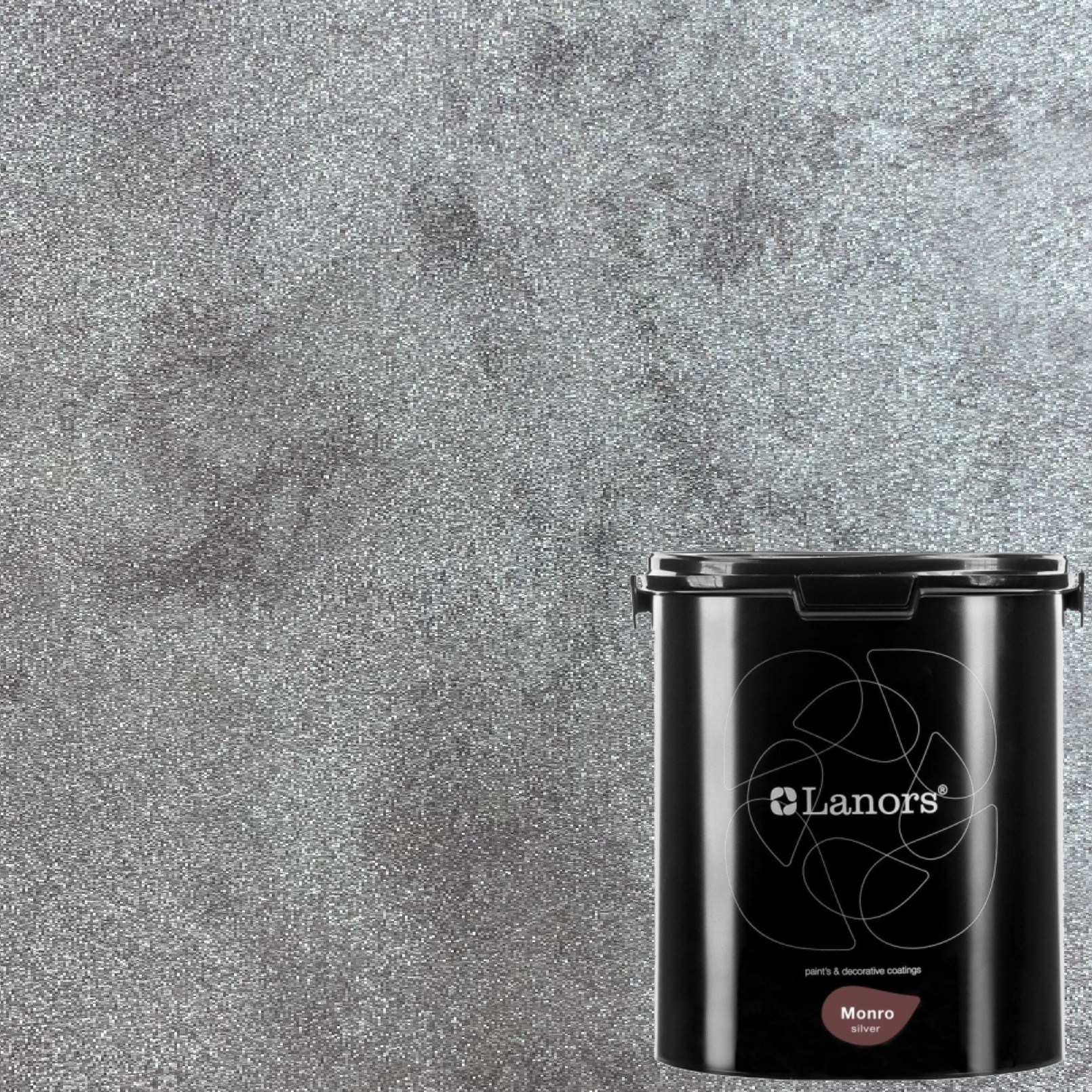 Краска декоративная Lanors Monro Silver MS_051 3 кг