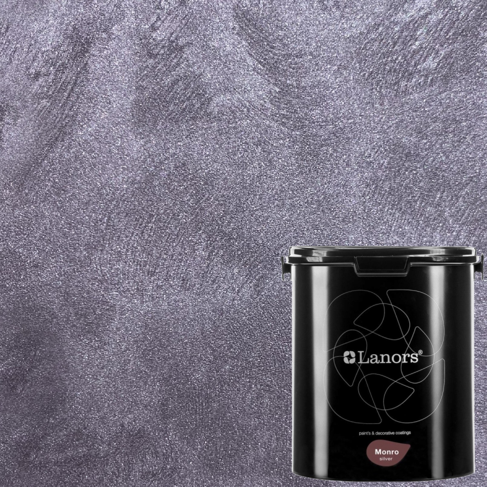 Краска декоративная Lanors Monro Silver MS_052 3 кг