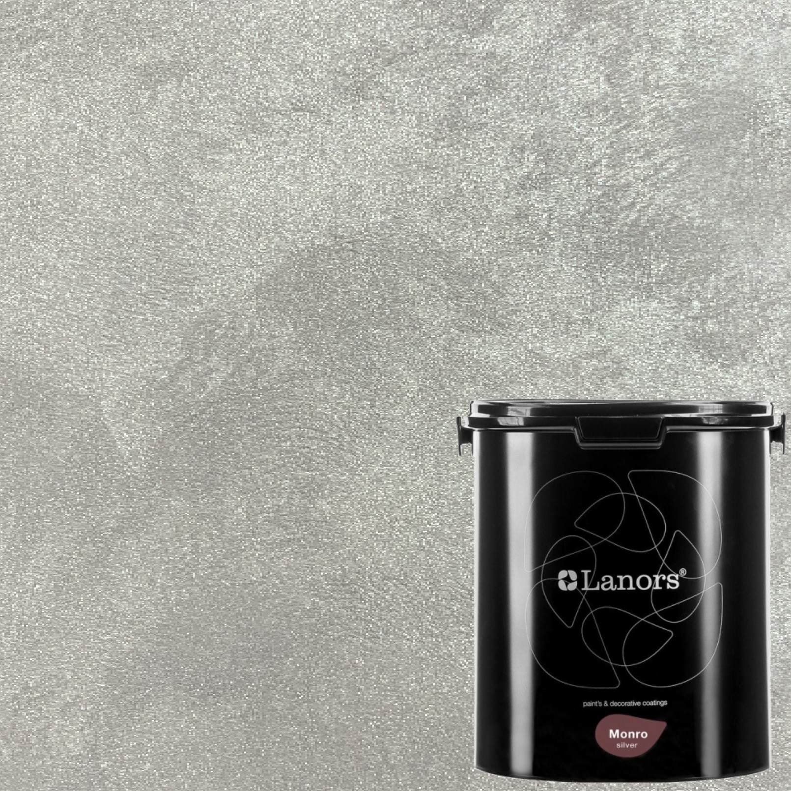 Краска декоративная Lanors Monro Silver MS_053 3 кг