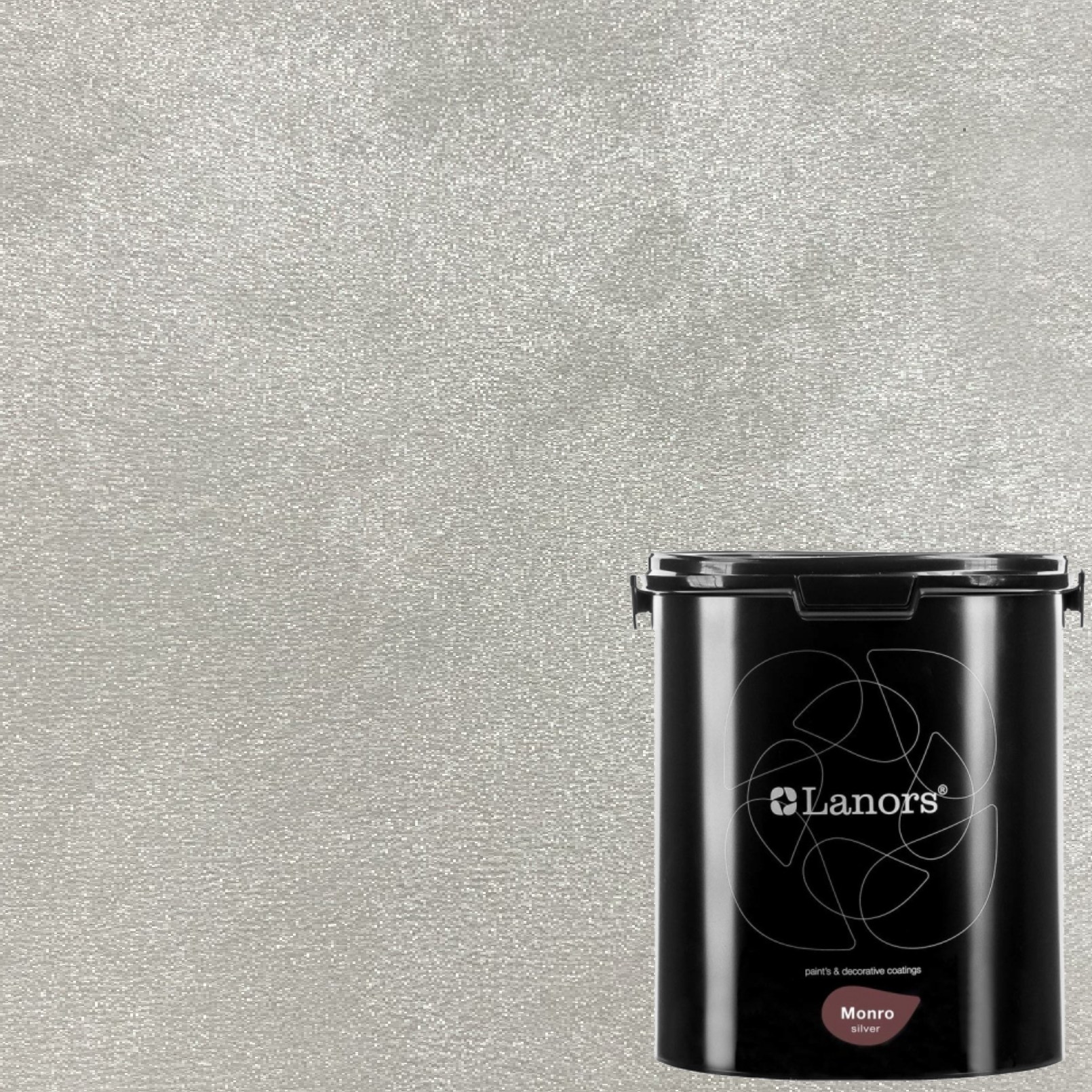 Краска декоративная Lanors Monro Silver MS_065 3 кг