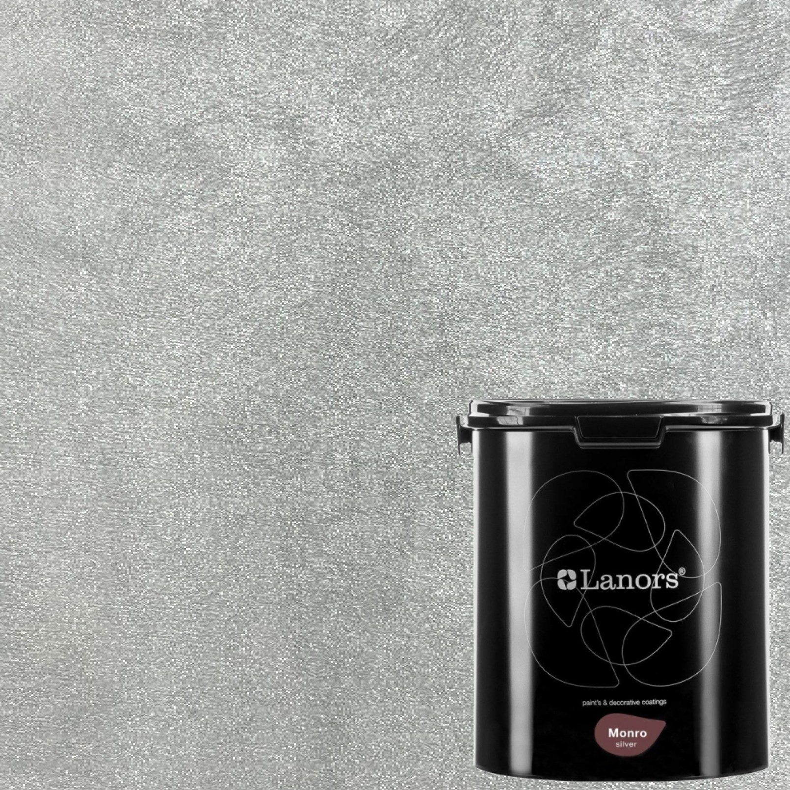 Краска декоративная Lanors Monro Silver MS_066 3 кг Краска декоративная Lanors Monro Silver MS_066 3 кг